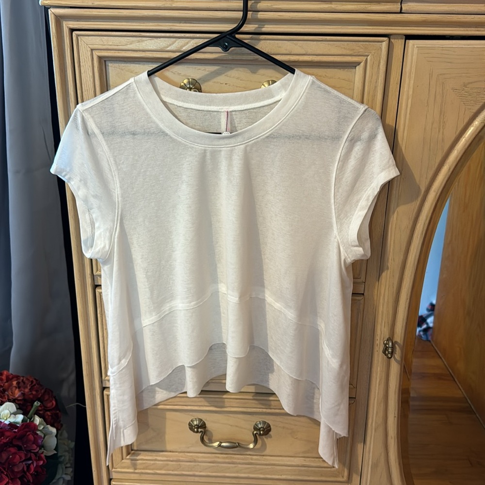 Free People Tempo Short-Sleeve Tee (NWOT)